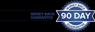 90 day money-back guarantee badge